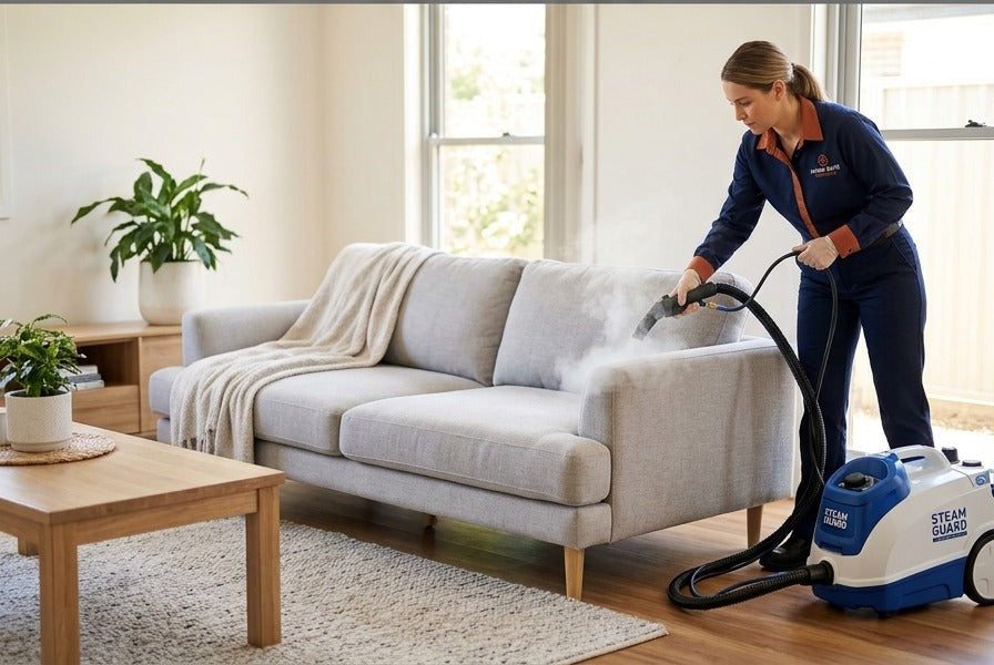 Professional mattress deep cleaning and steam sanitizing service
