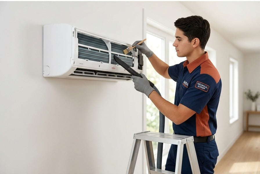 Split AC unit deep cleaning service